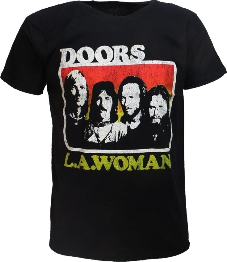 Camiseta de manga corta The Doors LA Woman Black S De mujer Camiseta de manga corta