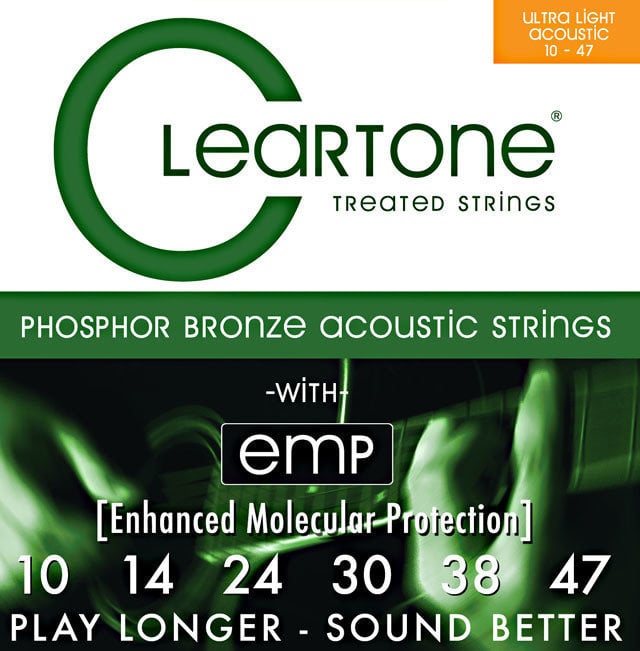 Guitar strings Cleartone Ultra-Light Acoustic 10-47