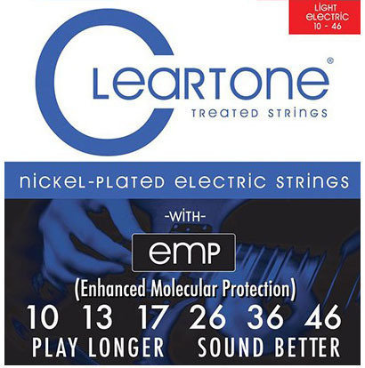 Cordes pour guitares électriques Cleartone Light Electric 10-46