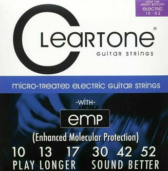 Struny pre elektrickú gitaru Cleartone Custom-Light Electric 10-52 - 1