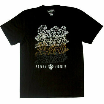 T-shirt Gretsch T-shirt Script Logo Preto L - 1