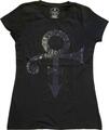 Prince Purple Symbol (Embellished) Black S Damen T-Shirt