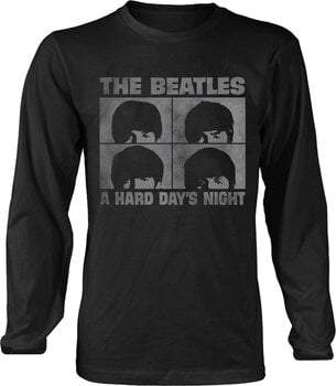 Skjorte The Beatles Hard Days Night (Back Print) Black 2XL Skjorte - 1