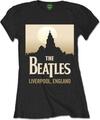 The Beatles Liverpool, England Black S Feminino T-shirt