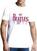 T-shirt The Beatles Band Silhouettes (Puff Print) White 2XL T-shirt