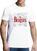 T-shirt The Beatles Titles & Logos (Puff Print) White XL T-shirt