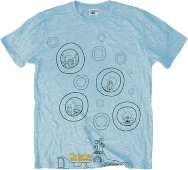 T-Shirt The Beatles Bubbles Light Blue M T-Shirt - 1