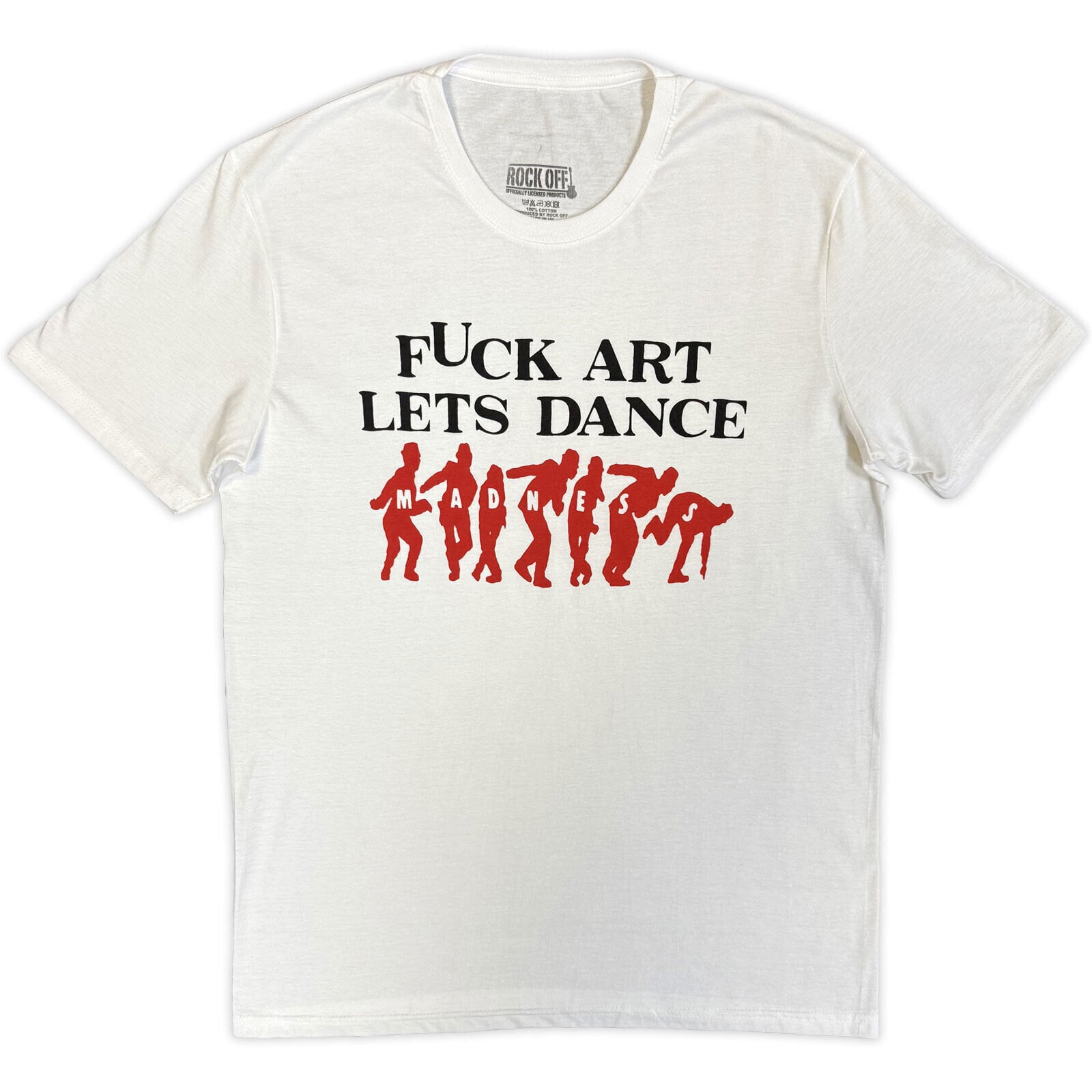 T-shirt Mädness Fuck Art White L T-shirt