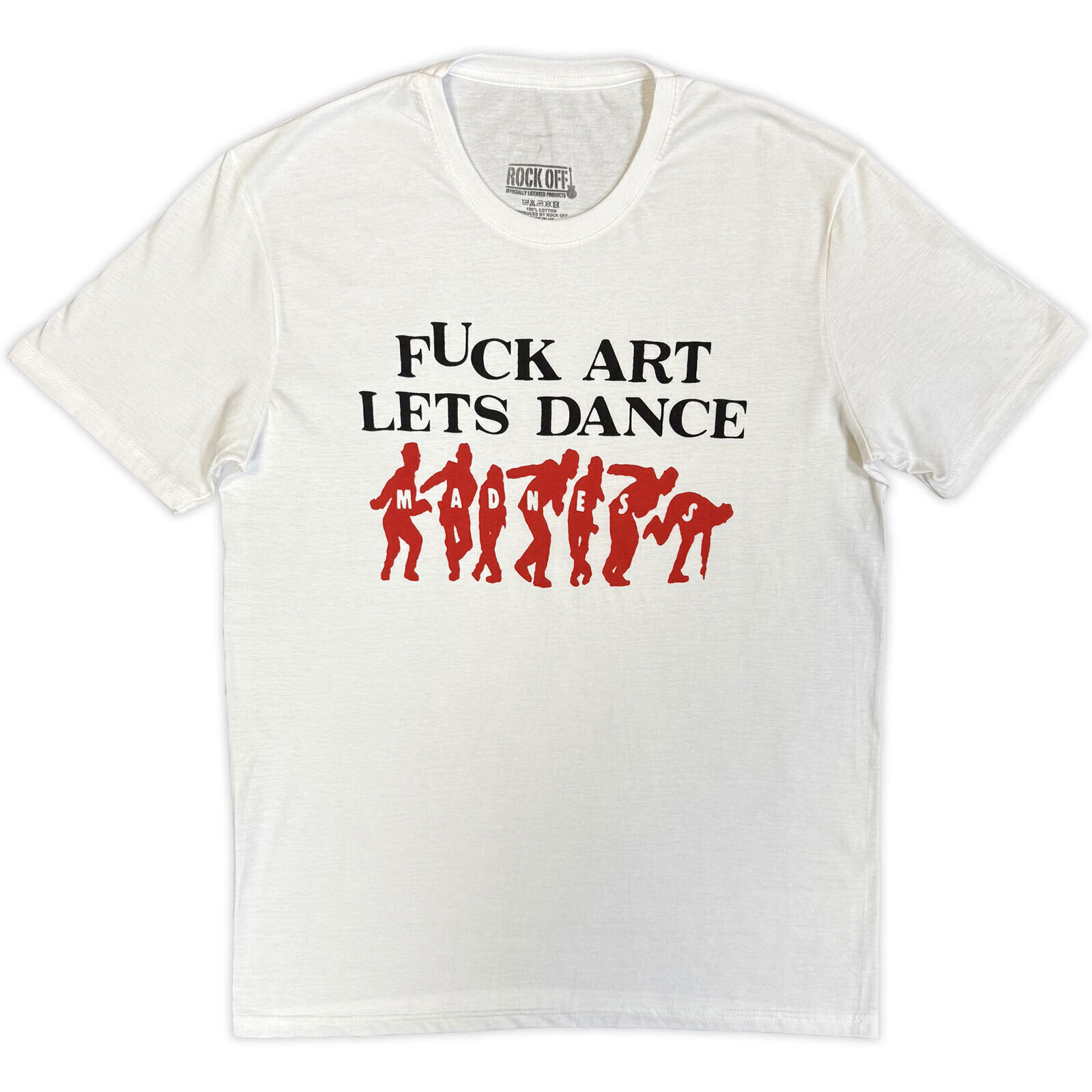 T-shirt Mädness Fuck Art White XL T-shirt
