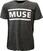 T-Shirt Muse Logo (Wash Collection) Black 2XL T-Shirt