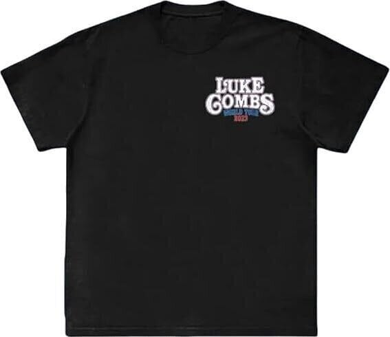 Πουκάμισο Luke Combs Tour '23 Skull (Back Print & Ex-Tour) Black M Πουκάμισο