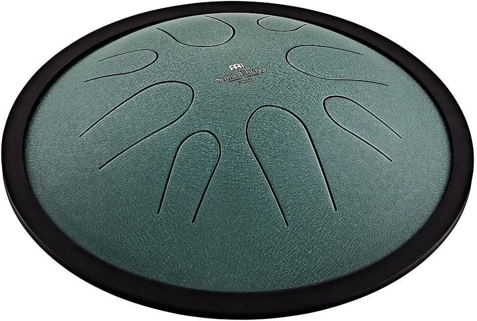 Tongue Drum Meinl Compact Steel 10" B Minor 432Hz Dark Green Tongue Drum