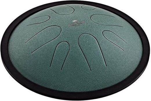 Tongue Drum Meinl Compact Steel 10" B Minor 432Hz Dark Green Tongue Drum - 1