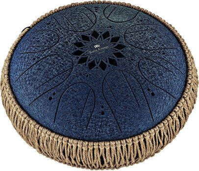 Tongue Drum Meinl Medium Octave Steel 10" C Minor 432Hz Navy Blue Tongue Drum - 1