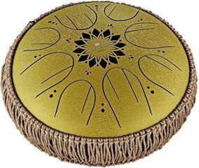 Tongue Drum Meinl Medium Octave Steel 10" C Major 432Hz Gold Tongue Drum