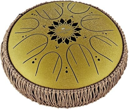 Tongue Drum Meinl Medium Octave Steel 10" C Major 432Hz Gold Tongue Drum - 1