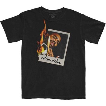 Skjorte Kevin Gates Polaroid Flame Black S Skjorte - 1