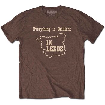 T-shirt Kaiser Chiefs Everything Is Brilliant (Back Print) Chestnut Brown L T-shirt - 1