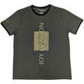 Joy Division Blended Pulse Ringer Khaki Green L T-Shirt