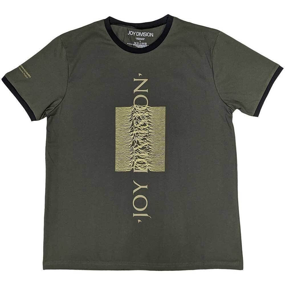 T-Shirt Joy Division Blended Pulse Ringer Khaki Green 2XL T-Shirt