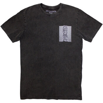 T-shirt Joy Division Pulsar Pocket Wave (Back Print) (Stone Wash) Charcoal Grey XL T-shirt - 1