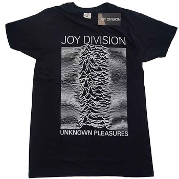 Skjorte Joy Division Unknown Pleasures White On Black Black XL Skjorte - 1
