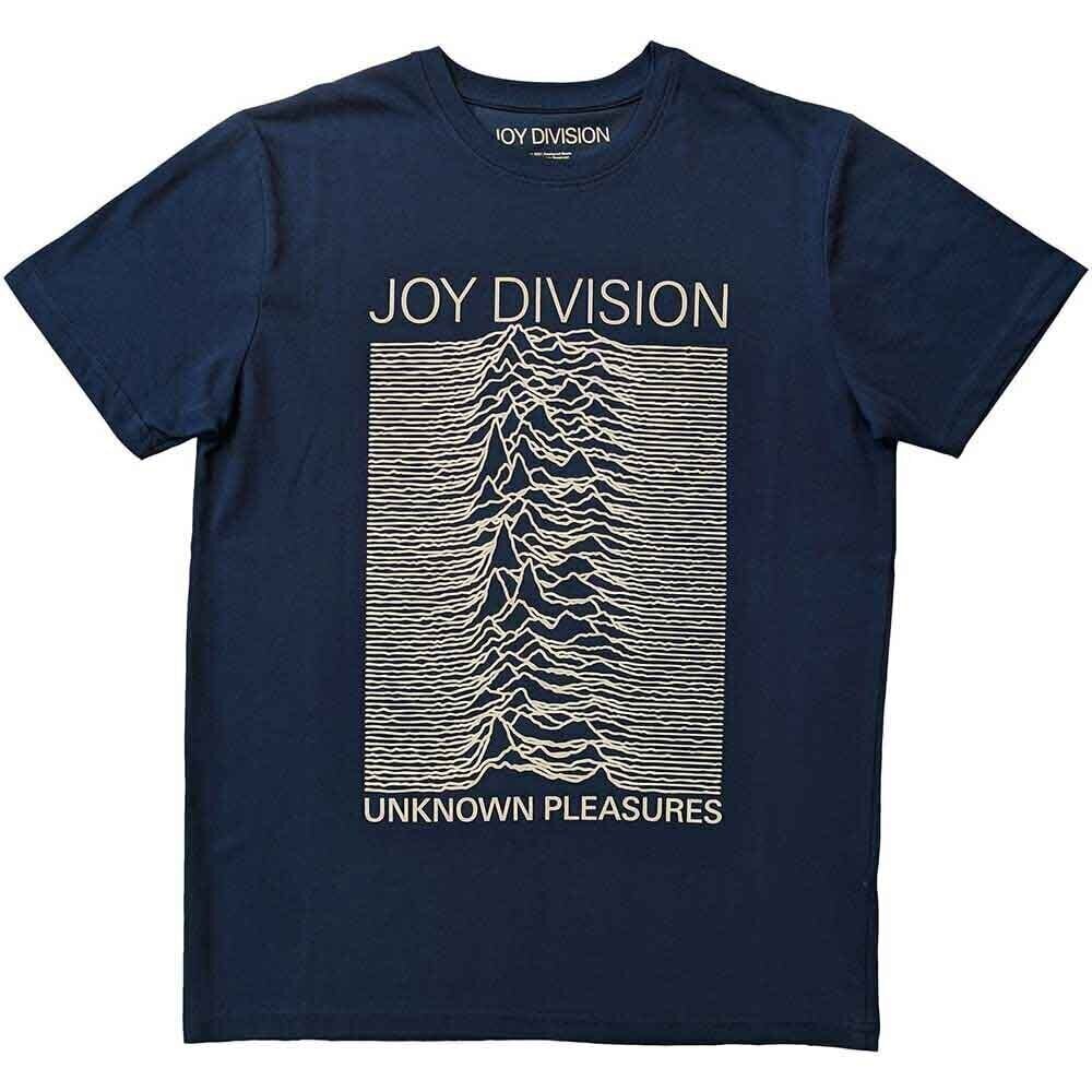 Marškinėliai Joy Division Unknown Pleasures FP Denim Blue S Marškinėliai