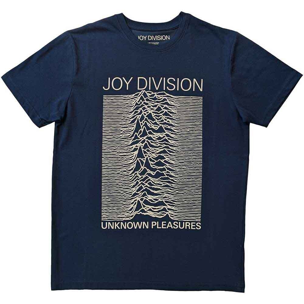 T-shirt Joy Division Unknown Pleasures FP Denim Blue L T-shirt