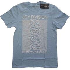 T-Shirt Joy Division Unknown Pleasures White On Blue