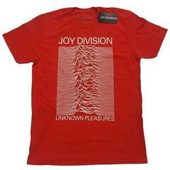 Marškinėliai Joy Division Unknown Pleasures White On Red