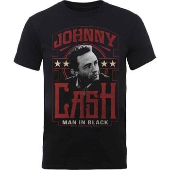 Skjorte Johnny Cash Man In Black Black 2XL Skjorte - 1
