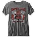 Johnny Cash Ring of Fire Burnout Charcoal Grey L Skjorte