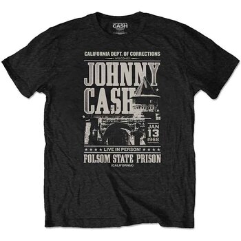 Πουκάμισο Johnny Cash Prison Poster Black XL Πουκάμισο - 1