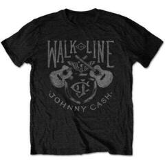 T-Shirt Johnny Cash Walk The Line Black 2XL T-Shirt