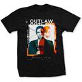 Johnny Cash Outlaw Photo Black XL T-särk