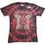 T-shirt Johnny Cash Ring of Fire (Wash Collection) Red XL T-shirt