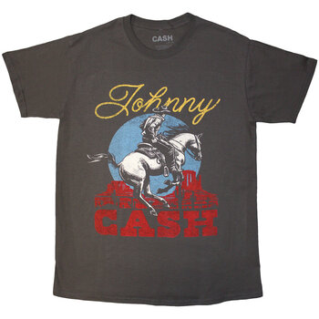 Tricou Johnny Cash Gallop Gri cărbune M Tricou - 1