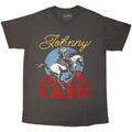 Johnny Cash Gallop Charcoal Grey M Marškinėliai