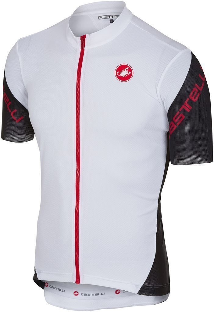 Kolesarski dres, majica Castelli Entrata 3 moški kolesarski dres White M