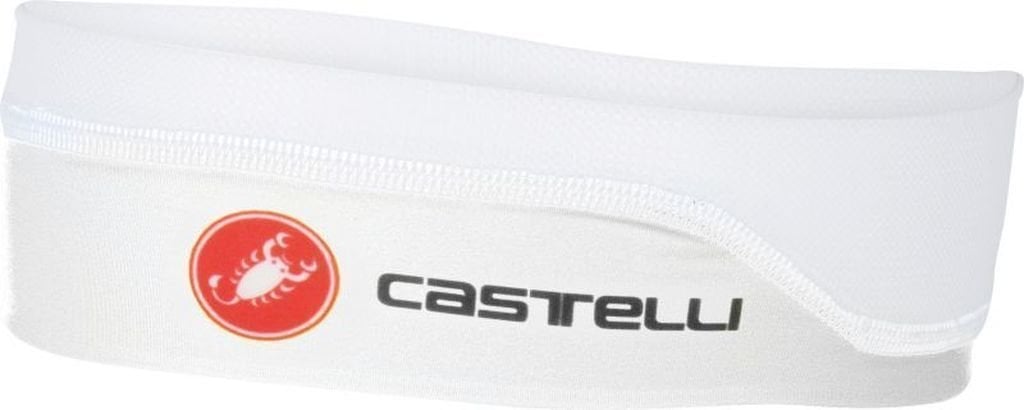 Kolesarska kapa Castelli Summer Headband White UNI Naglavni trak