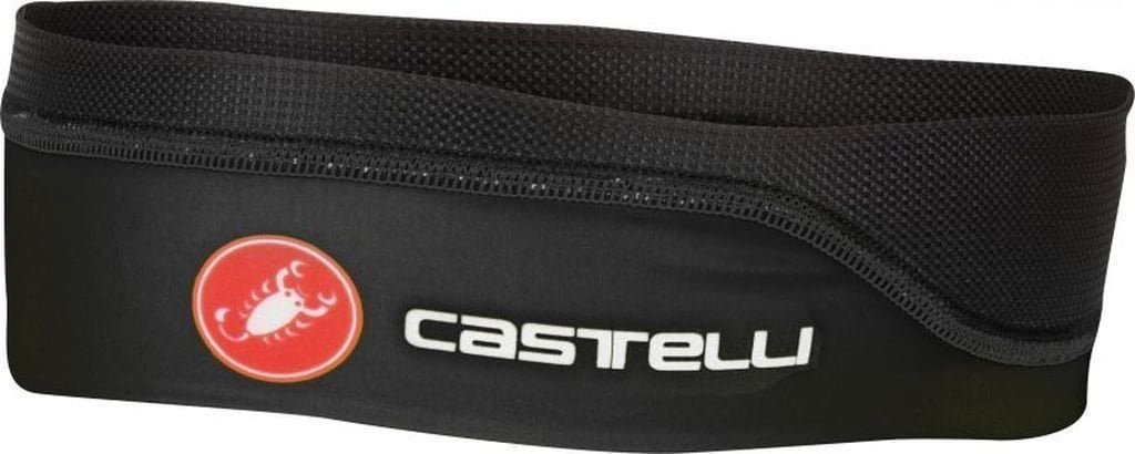Kapa za biciklizam Castelli Summer Headband Black UNI Traka za glavu