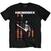 T-shirt Jimi Hendrix Peace Flag Black XL T-shirt
