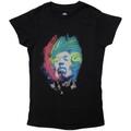 Jimi Hendrix Galaxy Black M Ladies T-Shirt