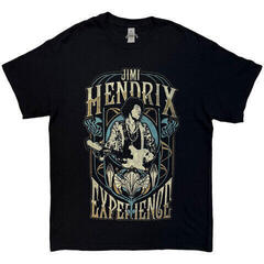 T-Shirt Jimi Hendrix Art Nouveanu Black 2XL T-Shirt