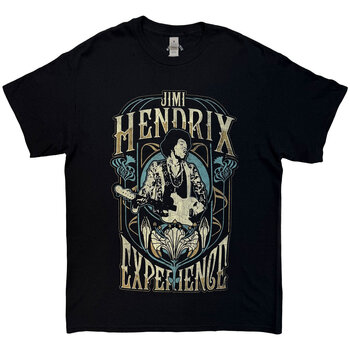 T-Shirt Jimi Hendrix Art Nouveanu Black 2XL T-Shirt - 1