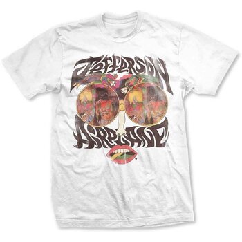 T-shirt Jefferson Airplane Lips White XL T-shirt - 1