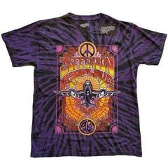 T-Shirt Jefferson Airplane Live in San Francisco, CA (Wash Collection) Purple L T-Shirt