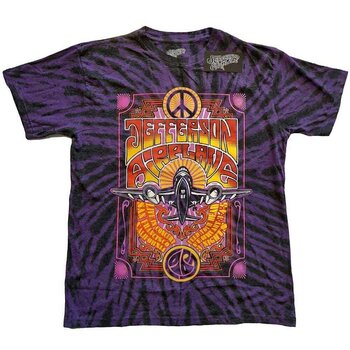 T-shirt Jefferson Airplane Live in San Francisco, CA (Wash Collection) Purple XL T-shirt - 1