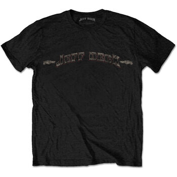 Skjorte Jeff Beck Vintage Logo Black 2XL Skjorte - 1