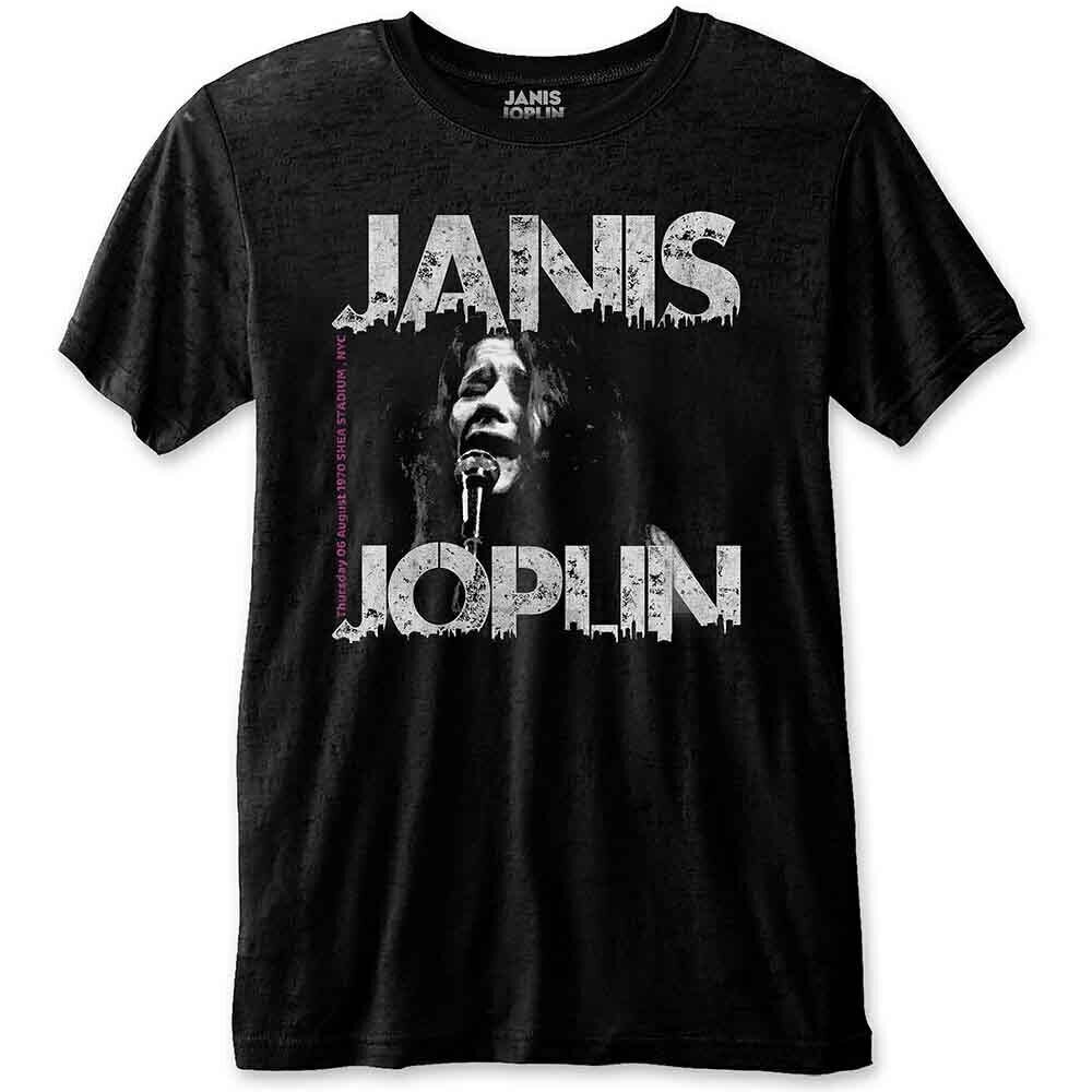 T-Shirt Janis Joplin Shea '70 Black 2XL T-Shirt